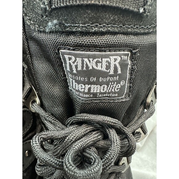 Ranger Insulated Winter Boots Thermolite Lined Lace Up Black Mens 12 Snow - Picture 7 of 13